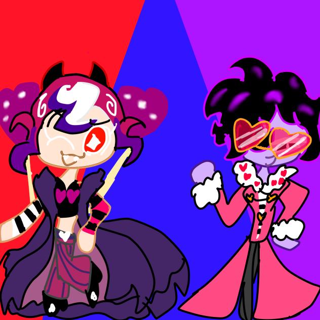 CAC and BSC as Val and Velvette🍇🍎