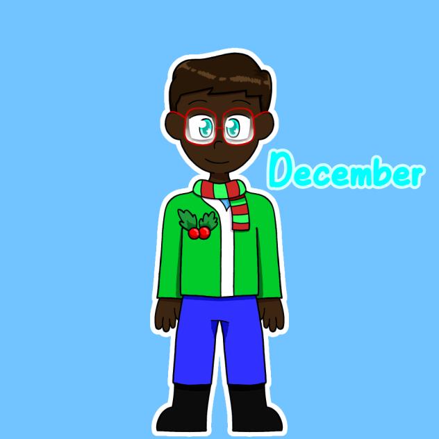 December) human, month
