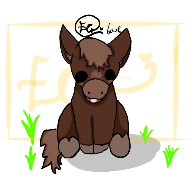 Cutesy pie foal