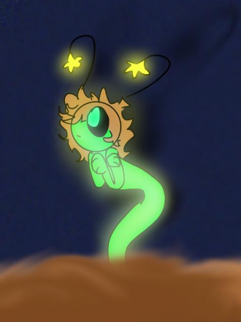 Alex as a garden eel!