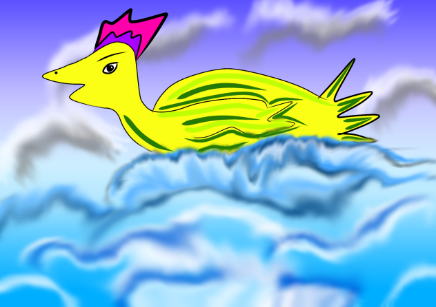 illustration swim flat drawing
