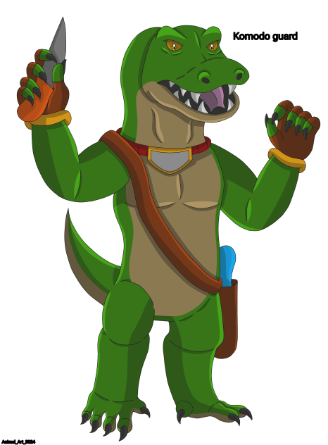 Komodo guard