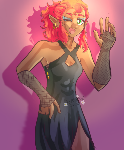 « This human dress is actually pretty !