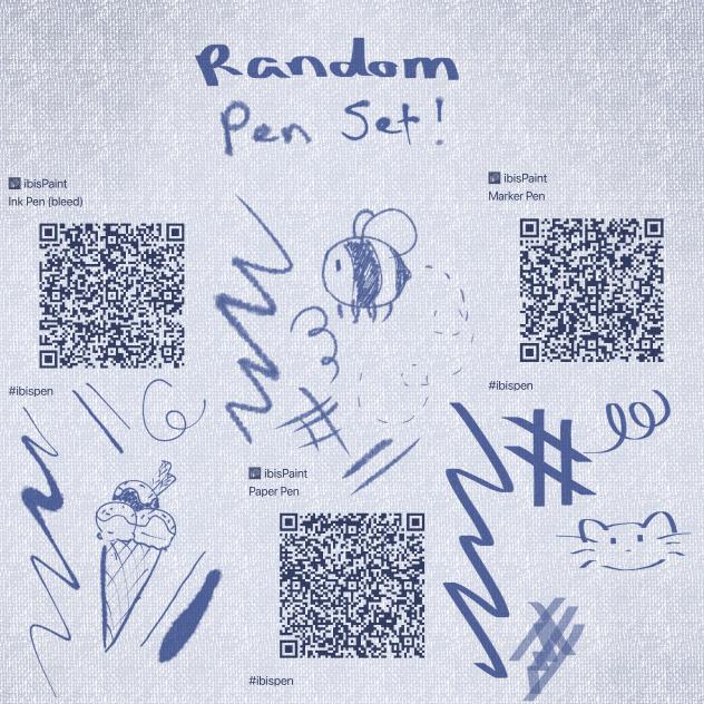 Random Pen Brushset