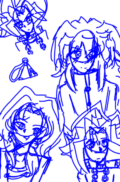 Yu-Gi-Oh (Sketches and FANART)