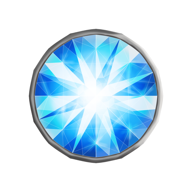 ブルーダイヤモンドのバッチ