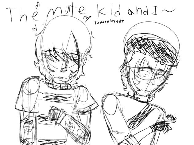 fa sketch i did for, the mute kid and i