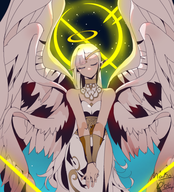 Angel, but I Colored It