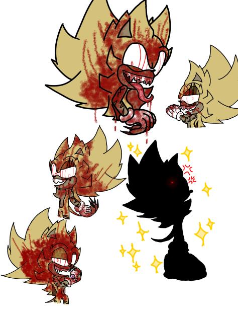 Art for my lame super sonic Au lmao