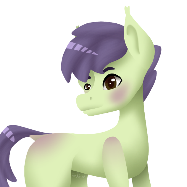 Lineless pony