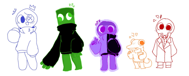 Rainbow Friends Collab 🌈