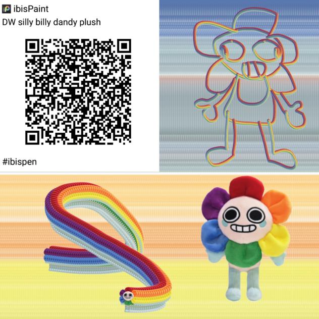 DW silly billy dandy plush Brush