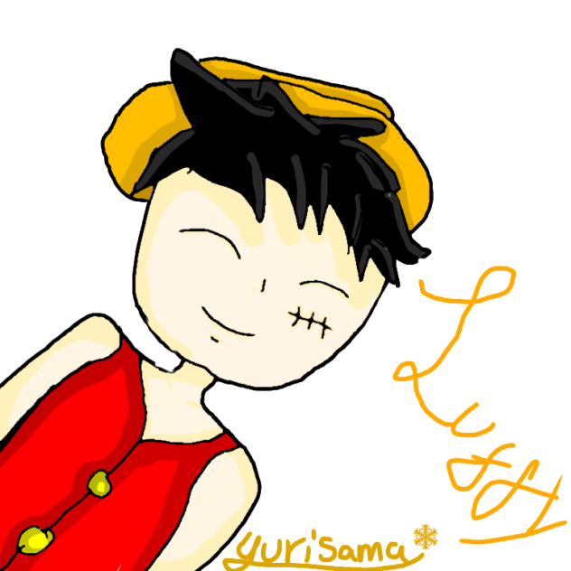 Drawing Luffy!