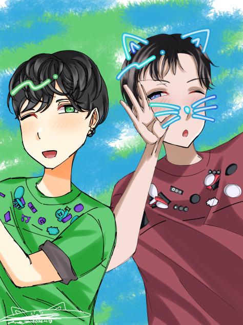 💚💙