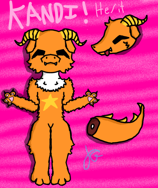 MY FURSONA, KANDI 🍭🍬🐲