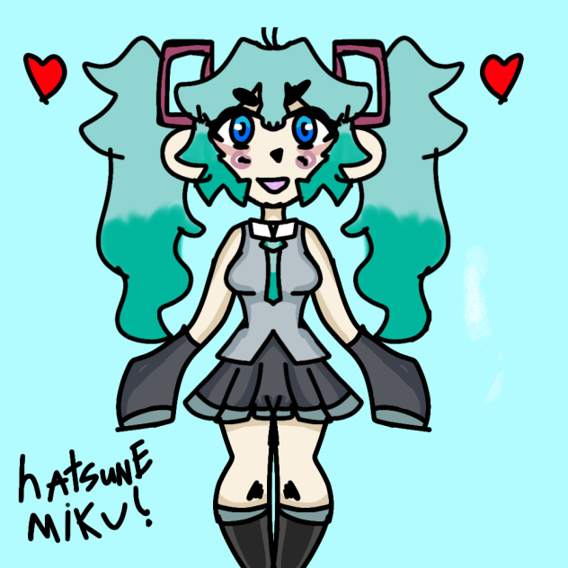 Hatsune Miku,my style ✨💙🤍
