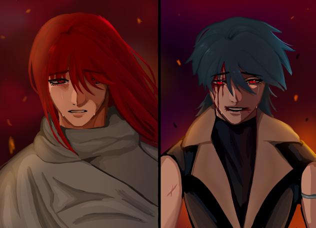 in the fire - ibisPaint