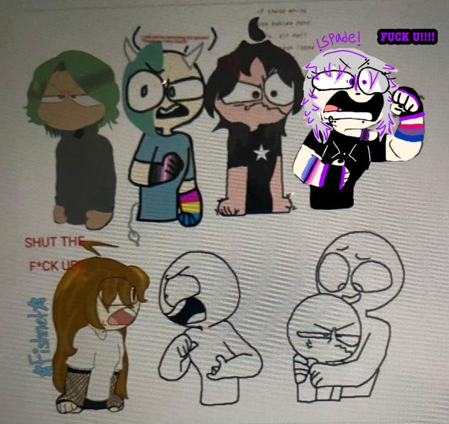 Angry collab - ibisPaint