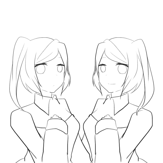 双子の女の子