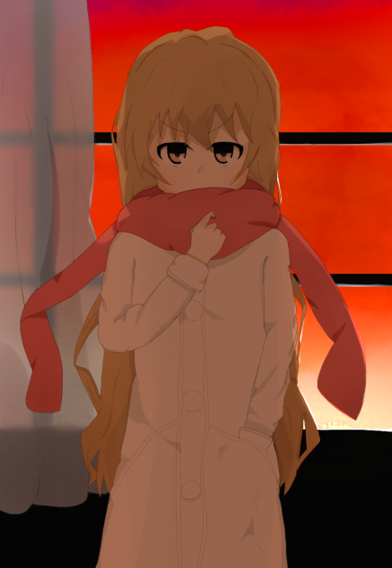 赤の逆光