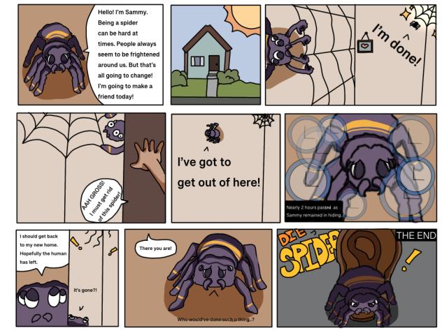 Spider comic