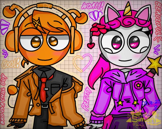 Oren and Ponyinel 🧡💝