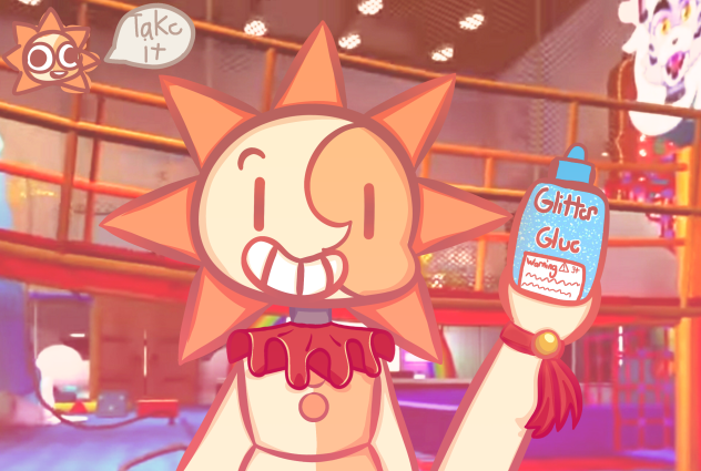 Sun offers glitter glue