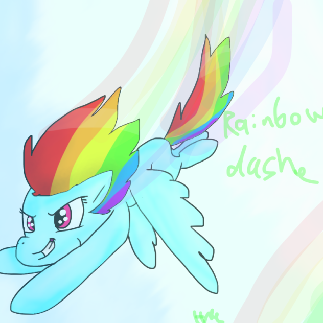 Rainbow dash rainbows