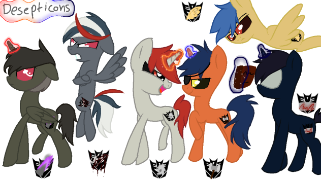 MLP TFP- desepticon ponies