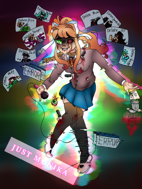 Just Monika FNF HD