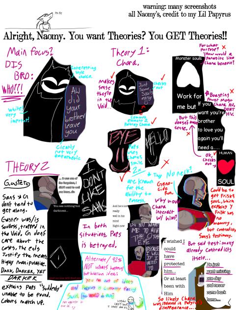 My Lil Batch of Theories