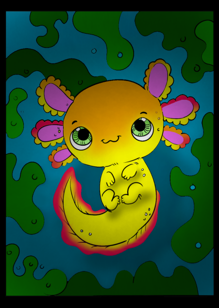 Axolotl Drawing