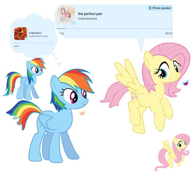 rainbowdash and Fluttershy