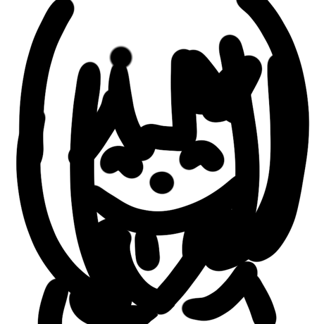太いペンでかいた自分ｗ