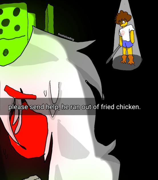 someone help bro 🙏 (forsaken fanart)