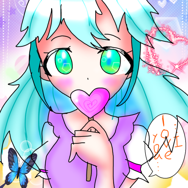 Ｉlove you♡  フリーアイコン