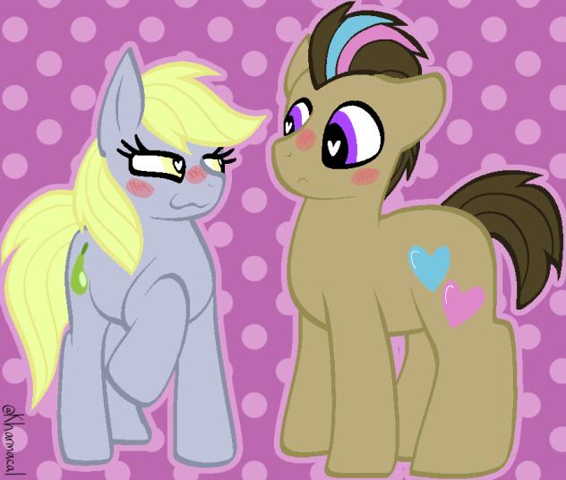Not-Derpy and Not-Whooves