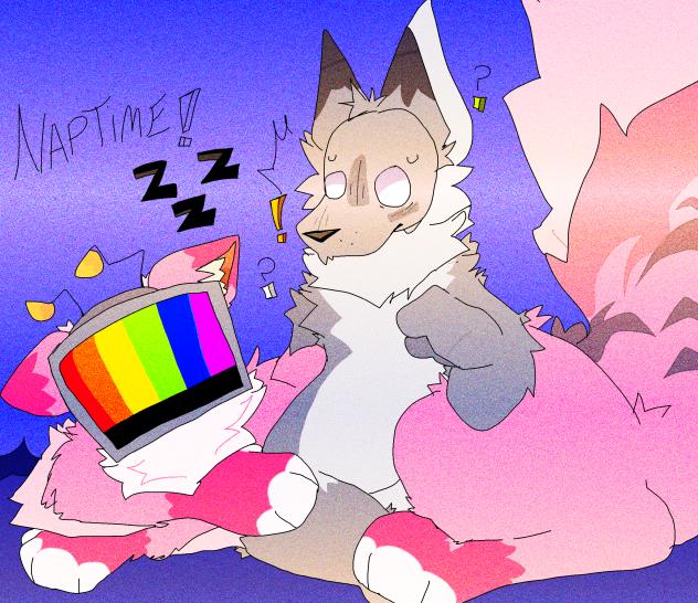 🐺T.V. Head and Wolf!!!📺