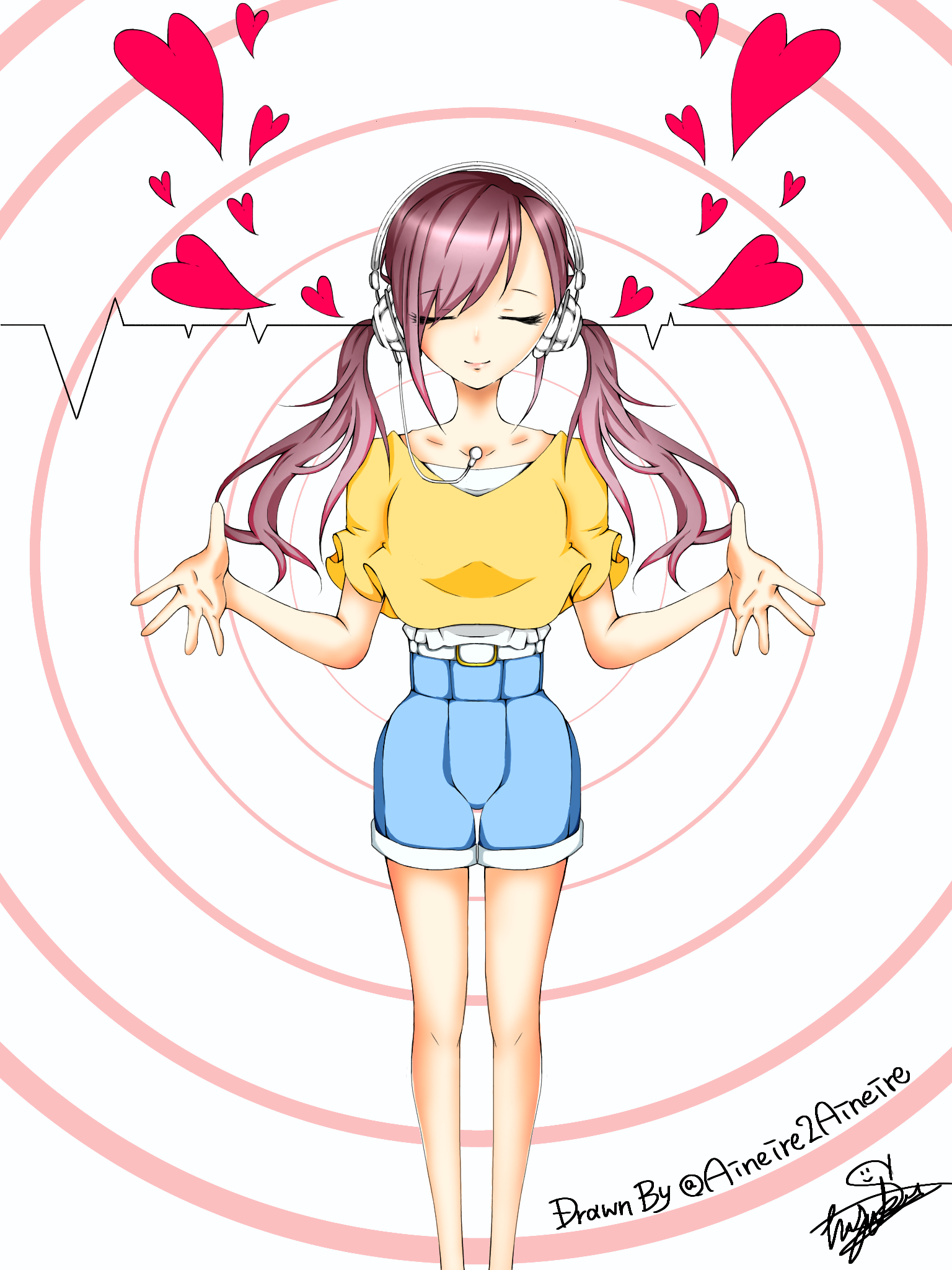 心の音を聴く ibisPaint