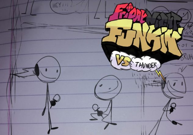 FNF Thunder 2.0 ll reality comic-ans