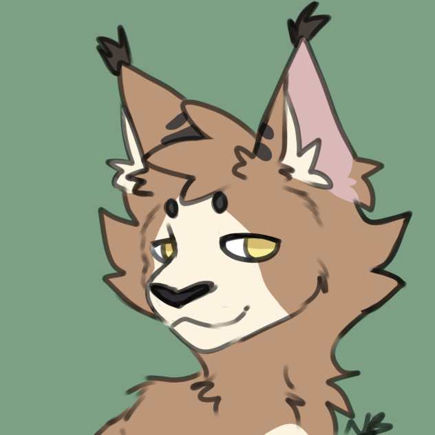colored sketch kitty headshot