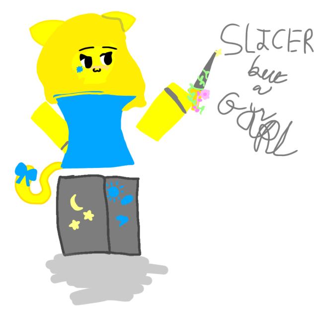 Slicer but a neko girl