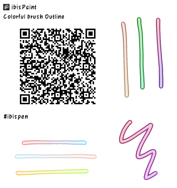 colour brush outline ibisPaint