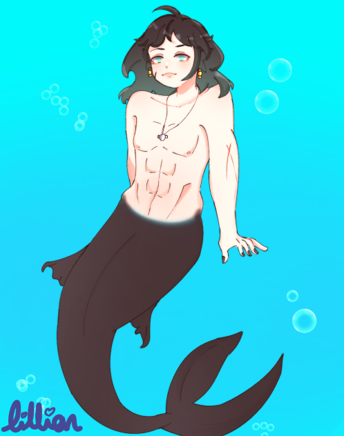 mermaid😍🖤