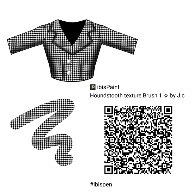 Houndstooth texture Brush 1