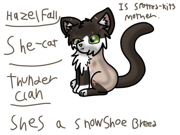 Warrior Cats. HazelFall.