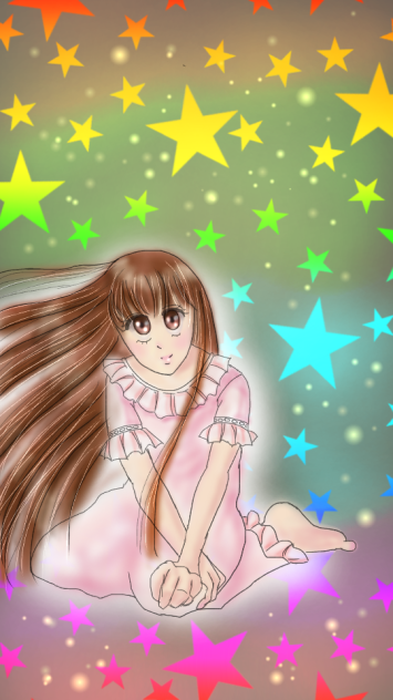 星と女の子
