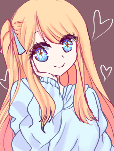 Blue Girl - ibisPaint