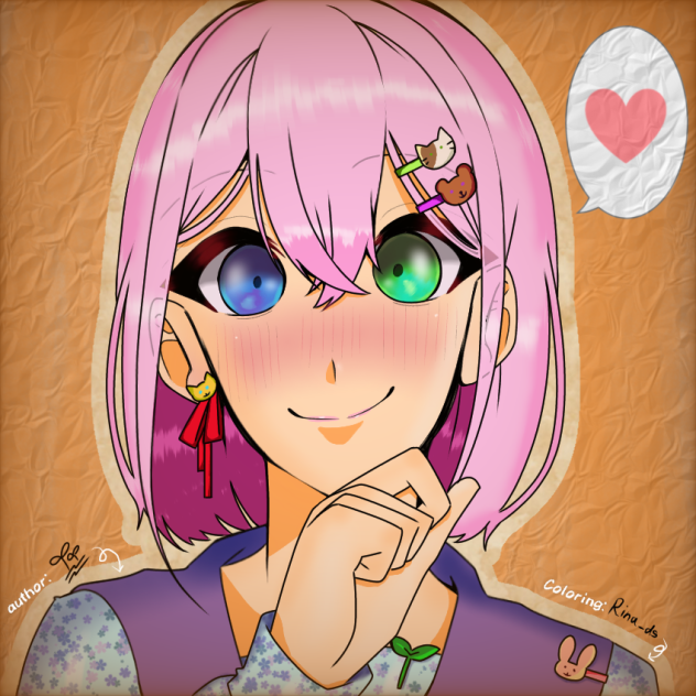 二葉の塗り絵大会だぜ