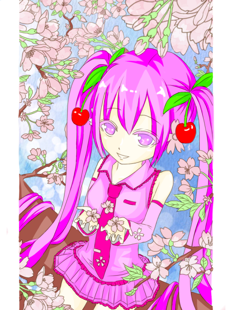 桜ミク 塗ってみた